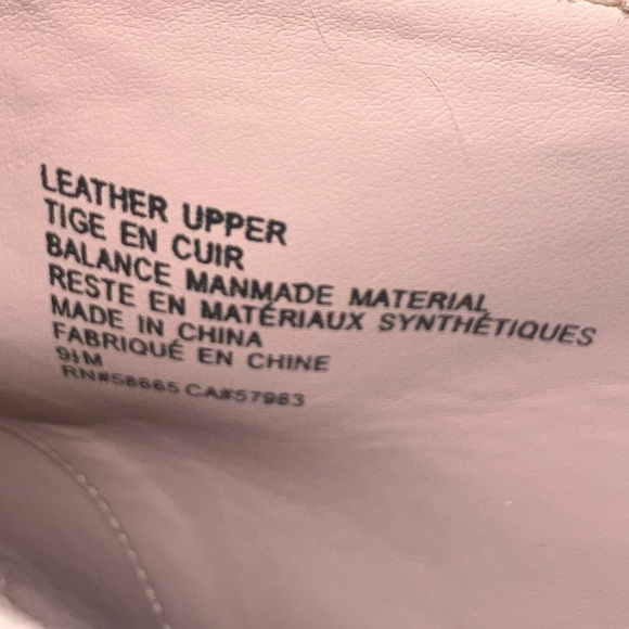 {EUC BP Tonya Open Toe Leather Heeled Mules in Blush Size 9.5 Slip-On Block Heel - Picture 7 of 8